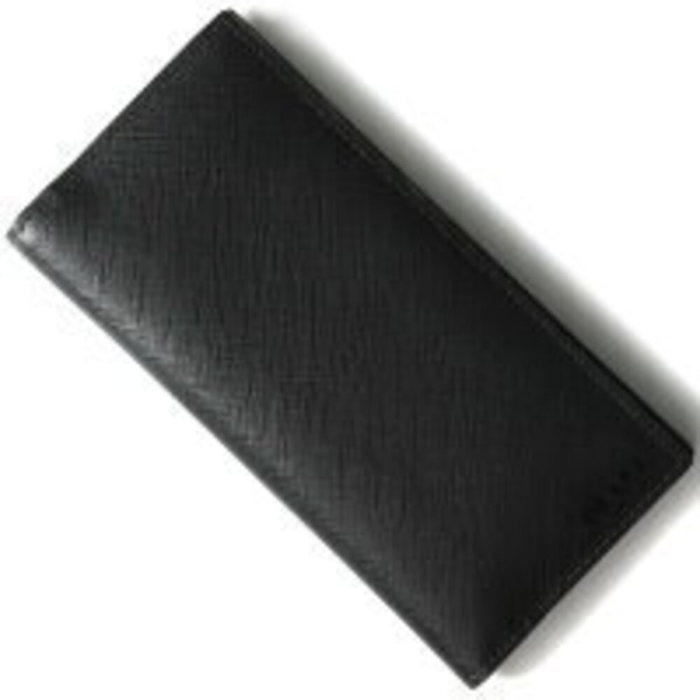 Prada Saffiano Multicolor Black Long Wallet Compartment
